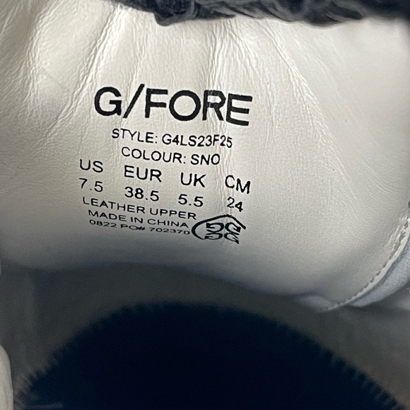 Preloved G/FORE Womens Distruptor S Street Shoe Snow - SS23 - Picture 7 of 15